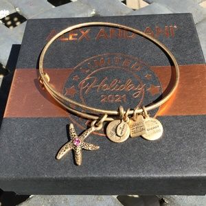 Alex and Ani gold starfish bracelet